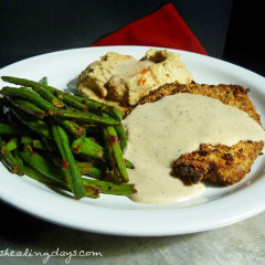 Fast Day Meal Plan | Oven Chicken Fried Steak