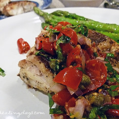 Snapper With Tomato Basil Relish