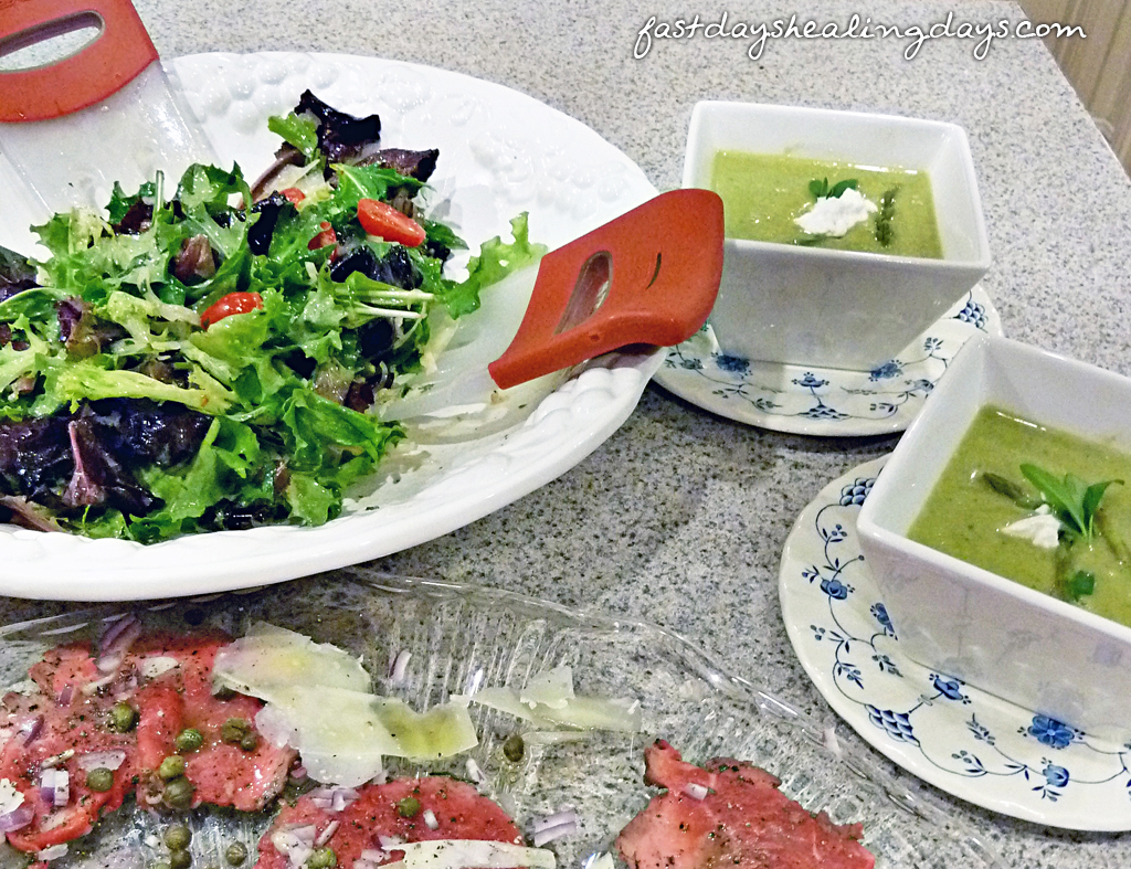 Simple Spring Greens Salad