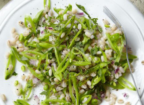 Sugar Snap Pea, Mint & Barley Salad