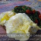 Fast Day Meal Plan | BRINNER | Fried Eggs With Spinach & Tomatoes & Southern Biscuit