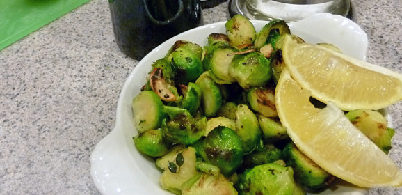 Lemony Brussels Sprouts