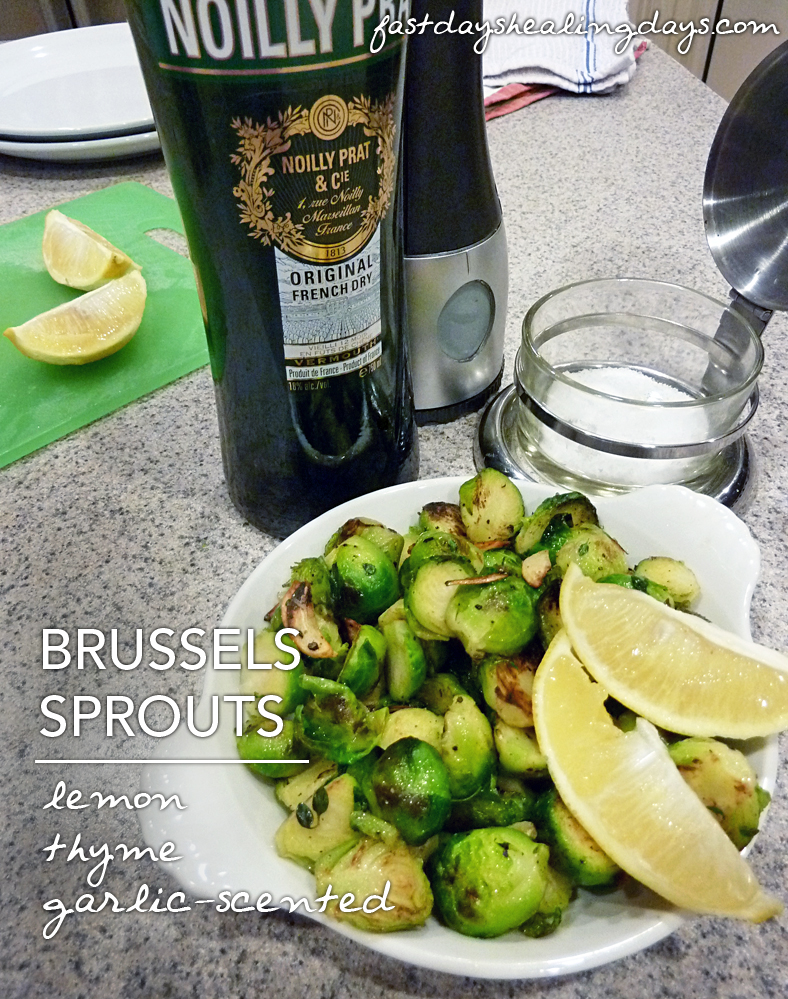 Lemony Brussels Sprouts